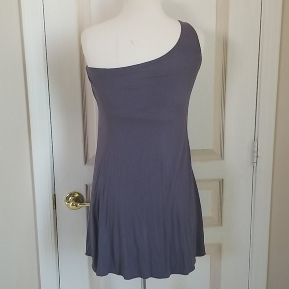 Sky Steel Gray Floral Dress - Picture 5 of 6